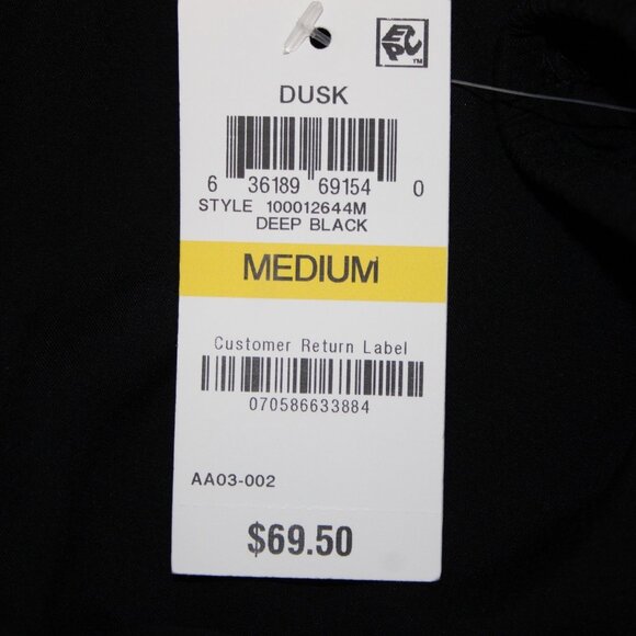 INC Top $70 Sz M Black Cold Shoulder Eyelets 100% Rayon Cotton Top - Picture 16 of 16